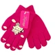 Перчатки детские с начесом Hello Kitty 5-7 года осень малиновый - изображение 4