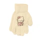 Перчатки детские с начесом Hello Kitty 5-7 года осень белый - изображение 4