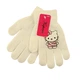 Перчатки детские с начесом Hello Kitty 5-7 года осень белый - изображение 5