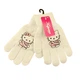Перчатки детские с начесом Hello Kitty 5-7 года осень белый - изображение 8
