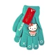 Перчатки детские с начесом Hello Kitty 5-7 года осень голубой - изображение 8