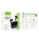 Вакуумні бездротові навушники Bluetooth HOCO EW54 Rayo true wireless BT headset |TWS навушники, портативні, Bluetooth 5.3, 30/300mAh, USB Type-C, до 4 годин відтворення, сенсорне керування, швидке підключення, вбудований мікрофон| Чорний - зображення 4