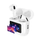 Беспроводные наушники Bluetooth Hoco EW73 Randy |TWS наушники, портативные, Bluetooth 5.4, 30/300mAh, USB Type-C, сенсорный LED-дисплей на кейсе, TouchScreen, до 4 часов работы, встроенный микрофон, быстрая зарядка| Белый - изображение 5