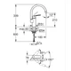 Набiр змiшувачiв Grohe Eurosmart 4 в 1 для ванни та кухні (UA123248M3) - зображення 9