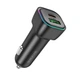Автомобільний зарядний пристрій BOROFONE BZ28A Trophie PD30W+QC3.0 car charger Black (6941991110818) - зображення 2