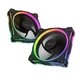Вентилятор Asus Prime MR120 ARGB Reverse Black 3in1 (90DA00L0-B09020) - зображення 10