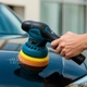 Полірувальна машинка акумуляторна Waxing Polisher 12V 380Вт, шліфувально-полірувальна машина орбітальна для полірування авто, кузова, фар, меблів, металу з регульованою швидкістю і 4 насадками POL-1250 - зображення 1
