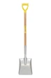 Лопата совковая MASTERTOOL 225х275х1200 мм молотковая покраска с деревянной ручкой и держаком 14-6269 - изображение 1