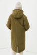 Длинная зимняя женская парка Finn Flare FWB51055-918 Down fill зеленая 2XL - изображение 4