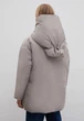Подовжений пуховик жіночий oversize Finn Flare FWB11024-602 бежевий M/L - зображення 5