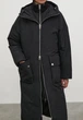 Длинная зимняя женская куртка Finn Flare FWB51050-200 Down fill черная XL - изображение 2