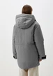 Зимняя женская парка oversize Baon B0424503-202 серая S - изображение 3
