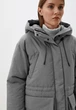 Зимняя женская парка oversize Baon B0424503-202 серая S - изображение 4