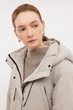 Зимняя женская парка oversize Baon B0424503-702 бежевая S - изображение 5