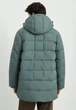 Удлиненный мужской пуховик Finn Flare FAD21057-506 зеленая XL - изображение 5