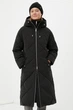 Довга зимова жіноча стьобана куртка Finn Flare FWB51052-200 Down fill чорна 2XL - зображення 1