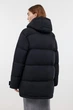 Удлиненный женский пуховик Baon B0024560-200 черный M - изображение 4