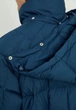Длинный женский стеганый пуховик с поясом Finn Flare FWD11026-179 синий XL - изображение 6