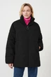 Зимняя женская куртка oversize Baon B0423504-200 черная M - изображение 1