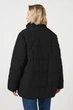 Зимняя женская куртка oversize Baon B0423504-200 черная M - изображение 3