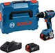 Аккумуляторная ударная шуруповерт-дрель Bosch Professional GSB 18V-65, 18В, 2x5А·час, 31·65Нм, 0-2100об/мин, зарядное устройство GAL18 (632640) - изображение 1