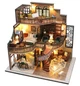 Конструктор-румбокс DIY House Дом с антиквариатом 25 x 17 x 24 см - изображение 1