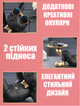 Декоративна статуетка-органайзер підставка Бульдог чорний із золотими акцентами, стильний аксесуар для дрібниць та ключів з полістоуну для дому офісу - зображення 3