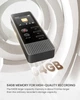 Міні диктофон Benjie C9-M2 Bluetooth 64GB цифровий MP3 плеєр з динаміком металевий - зображення 4