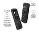 Міні диктофон Benjie T17 Bluetooth 128GB цифровий MP3 плеєр з динаміком металевий - зображення 7