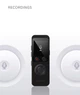 Міні диктофон Benjie T17 Bluetooth 128GB цифровий MP3 плеєр з динаміком металевий - зображення 15