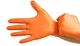 Перчатки нитриловые оранжевые текстурированные L-size Medicom SafeTouch Advanced Orange, 100шт/уп, 1117-D - изображение 2
