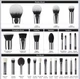 Профессиональный набор Beili Brush PRO Set 24pcs - изображение 4