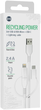 Кабель Forever Recycling USB Type-C + microUSB + Lightning – USB Type-A 1.5 м White (5909000571815) - зображення 3