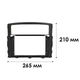 Переходная рамка 9" Lesko Black для автомобиля Mitsubishi Pajero (2006-2014гг.) TK 0557 - изображение 5