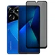 Захисне скло Fiji Privacy для Tecno POVA 5 (LH7n) антишпигун Anti-Dust повне проклеювання чорний - зображення 1