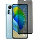 Защитное стекло Fiji Privacy для ZTE Blade A72s антишпион Anti-Dust полная проклейка черный - изображение 1