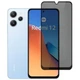 Защитное стекло Fiji Privacy для Xiaomi Redmi 12 антишпион Anti-Dust полная проклейка черный - изображение 1