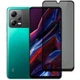 Захисне скло Fiji Privacy для Xiaomi Poco X5 5G антишпигун Anti-Dust повне проклеювання чорний - зображення 1