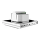 Программируемый терморегулятор In-Therm PWT 002 Wi-Fi белый матовый с сенсорным экраном для электрического теплого пола и радиаторов, адаптивное недельное программирование, защита от детей. - изображение 4