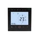 Программируемый терморегулятор In-Therm PT 002 для электрического теплого пола с двумя датчиками температуры Black Mate 86x86x40 мм - изображение 1