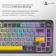 Ігрова дротова механічна клавіатура Ajazz AK820 MAX Magnetic switches-Black-Gray-Yellow-RGB - зображення 5