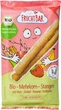 FruchtBar Bio Многозерновые палочки с кукурузой, полбой, просом, бананом и клубникой, от 8 месяцев, 30 г - изображение 1