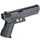 Конструктор Оружие Glock 18 Автоматический Пистолет 336 Деталей - изображение 4