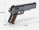 Конструктор Зброя M1911 Automatic Pistol 333 Деталей - зображення 7