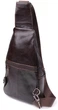 Мужская кожаная сумка через плечо VINTAGE коричневая натуральная кожа messenger crossbody 51505 - изображение 2