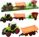 Zestaw zabawek LEAN Toys Traktor rolniczy z przyczepą wywrotką i wozem paszowym 24791 (5905991058410) - obraz 2