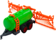 Zestaw zabawek LEAN Toys Traktor rolniczy z cysterną i zgrabiarką 24792 (5905991058427) - obraz 5