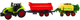 Zestaw zabawek LEAN Toys Traktor rolniczy z przyczepą i prasą 24793 (5905991058434) - obraz 3