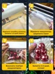 Вакуумные пакеты пленка для вакууматора 15х500 см рулон прозрачные универсальные гофрированные пищевые пакеты для хранения продуктов - изображение 7