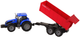 Pojazd rolniczy LEAN Toys FarmaTraktor z przyczepą Niebieski 15664 (5905679071885) - obraz 3